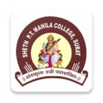 p t mahila college android application logo